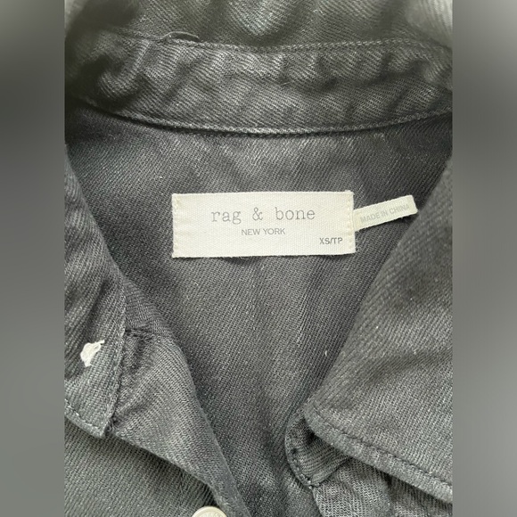 Rag & Bone black denim mini dress - Picture 5 of 7